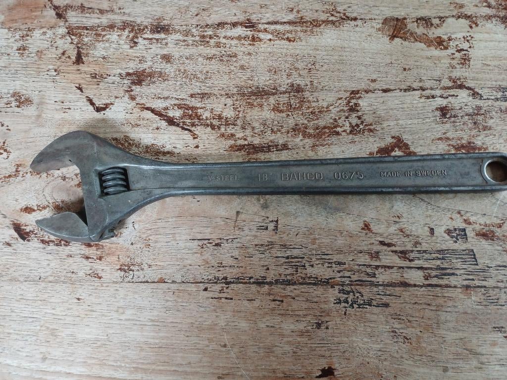 Bahco 0675 verstelbare moersleutel, Gebruikt, Bahco, Ophalen of Verzenden, Bahco