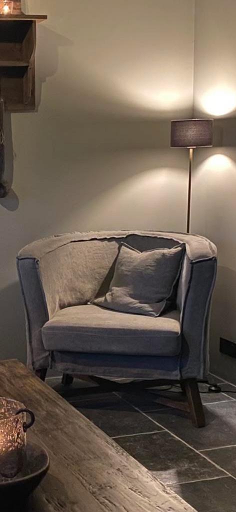 Stoer & Sober ~ Fauteuil ~ Landelijk, Huis en Inrichting, Fauteuils, Zo goed als nieuw, Overige materialen, 75 tot 100 cm, Minder dan 75 cm