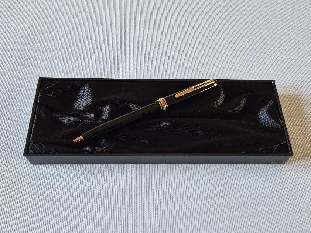 Montblanc 115 balpen (vintage jaren '60 icoon), Verzamelen, Pennenverzamelingen, Gebruikt, Balpen, Met doosje, Ophalen of Verzenden