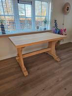 Eiken Kloostertafel, Ophalen, Rechthoekig, 200 cm of meer, 50 tot 100 cm