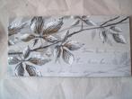 prachtig modern schilderij kleur Macro/sepia op linnen, Ophalen, Zo goed als nieuw, Schilderij, Minder dan 50 cm