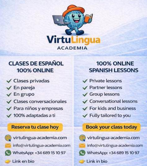 Spanish lessons/ clases de español/ spaanse les, Ophalen of Verzenden, Nieuw