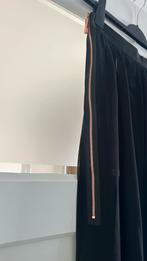 Avelon  Zwarte Chiffon Doorzichtige Lange Rok Maat 40, Maat 38/40 (M), Verzenden, Zwart, Gedragen