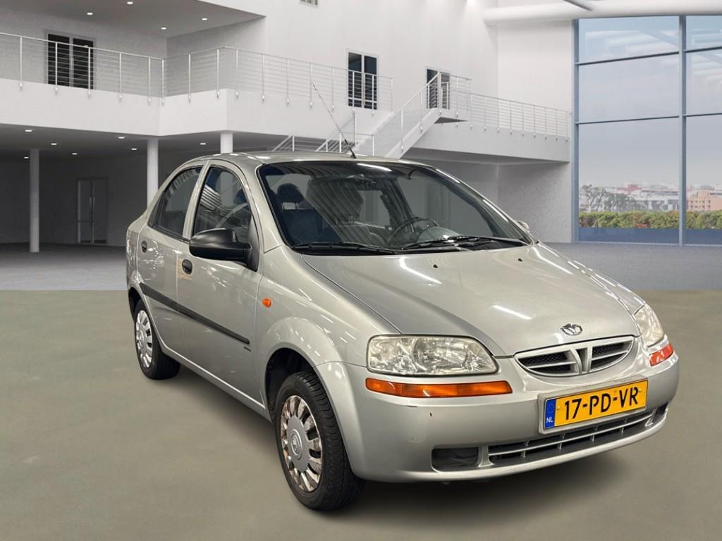 Daewoo Kalos 1.4 Spirit|AIRCO|ELEKRAMEN|STUURBEKR|TREKHAAK|I, Auto's, Daewoo, 83 pk, 4 cilinders, Kalos, Origineel Nederlands