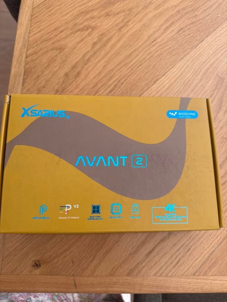 XSARIUS AVANT 2 Android TV Box 4K HDR10, Ophalen of Verzenden, Zo goed als nieuw, HDMI, Zonder harde schijf