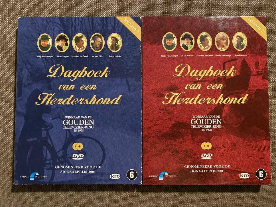 Dagboek van een Herdershond - Seizoen 1 & 2 DVD Boxset, Gebruikt, Boxset, Drama, Ophalen of Verzenden