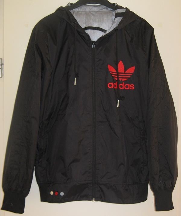Originele Adidas heren jas maat S - z.g.a.n. a, Zwart, Ophalen of Verzenden, Zo goed als nieuw, Adidas