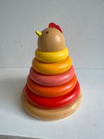 Djeco Houten Stapeltoren Kip - Educatief Speelgoed, Ophalen of Verzenden, Gebruikt, Overige typen