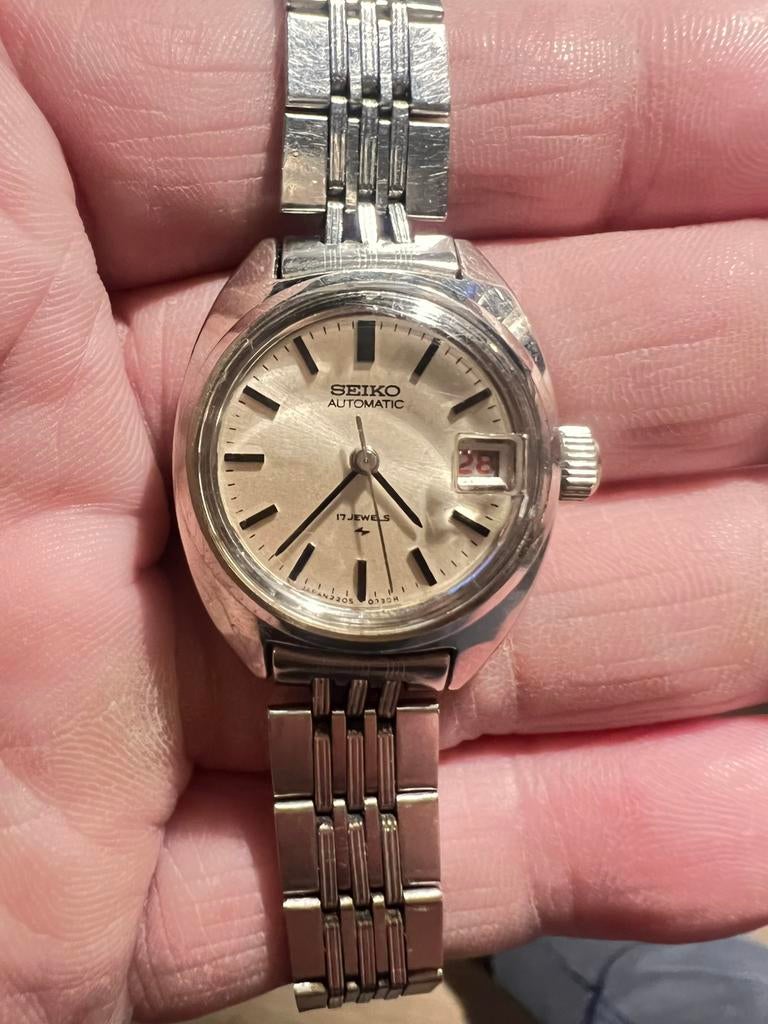 seiko dames horloge, Ophalen of Verzenden, Zo goed als nieuw, Staal, Seiko