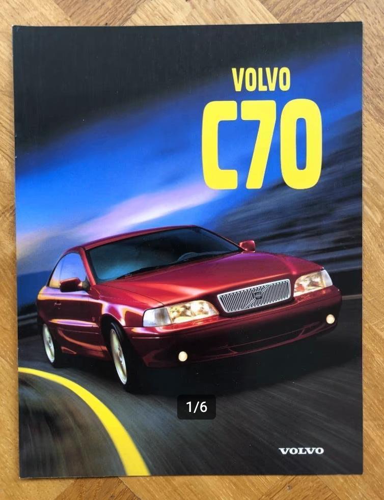 Volvo C 70 folder 1997, Boeken, Auto's | Folders en Tijdschriften, Nieuw, Volvo, Verzenden