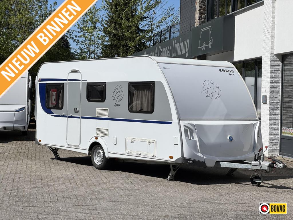 Knaus Sport 500 EU , Enkele bedden, Caravans en Kamperen, Rondzit, Particulier, Ringverwarming, 5 tot 6 meter
