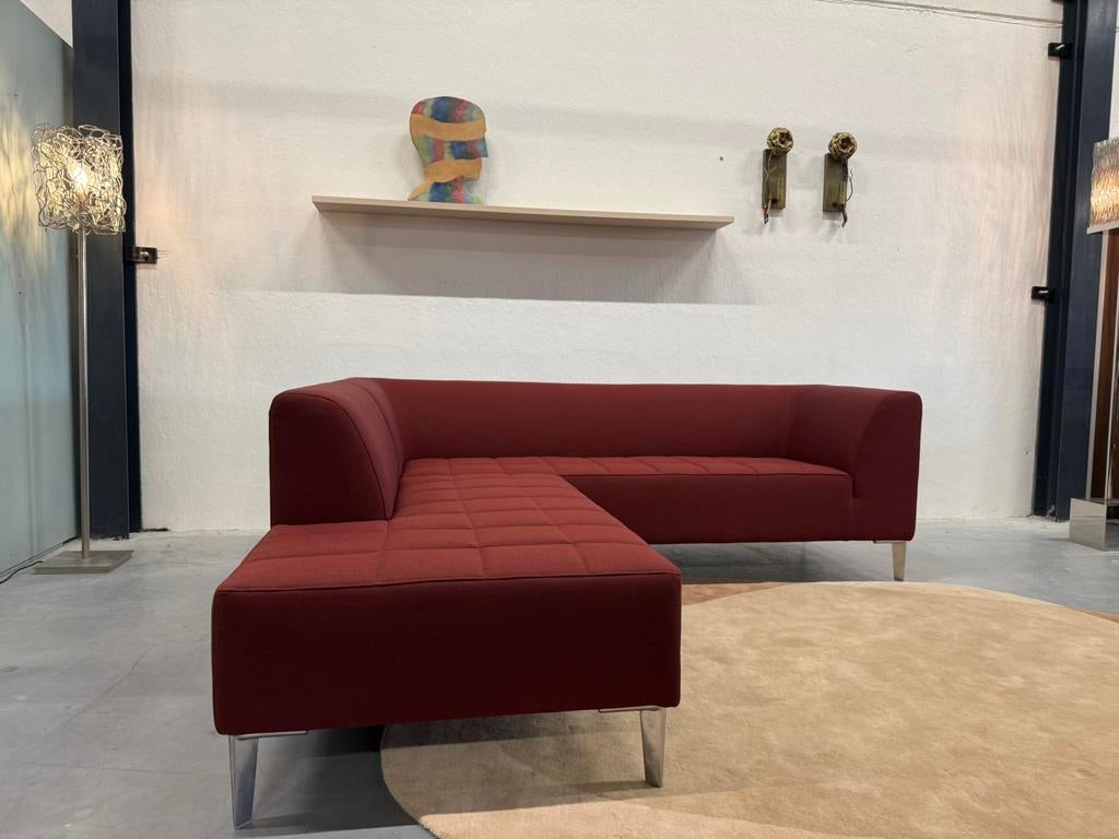 Nieuw Gelderland 7950 Allure Hoekbank rood stof Design Bank