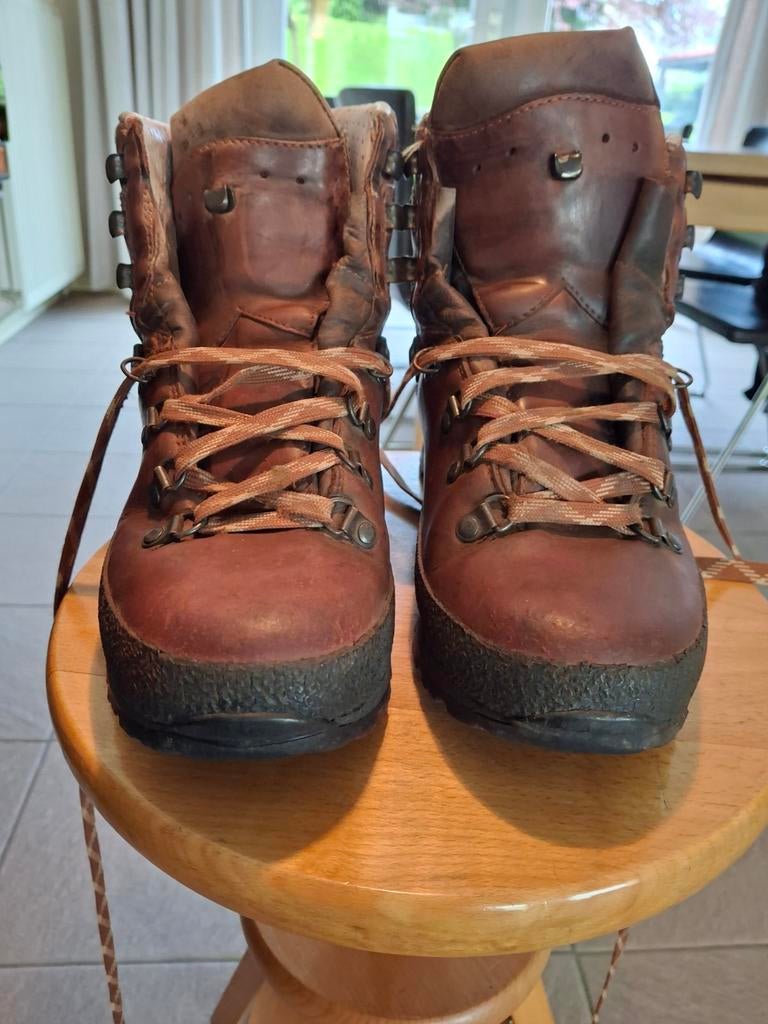 Bruin leren dames bergschoenen B/C, maat 39, Sport en Fitness, Bergsport en Wandelen, Ophalen of Verzenden, Zo goed als nieuw