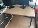 IKEA LINNMON / ADILS Bureau - Licht houtkleur, Huis en Inrichting, Bureaus, Ophalen, Gebruikt, Bureau