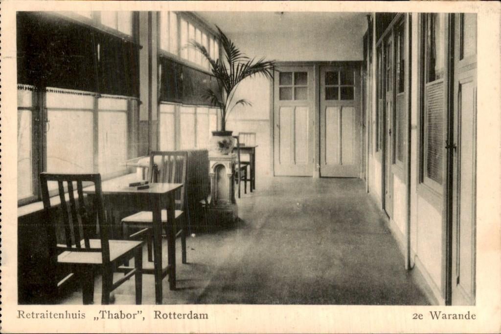 Rotterdam - Retraitenhuis Thabor - 2e Warande, Ophalen of Verzenden, 1920 tot 1940, Gelopen, Zuid-Holland