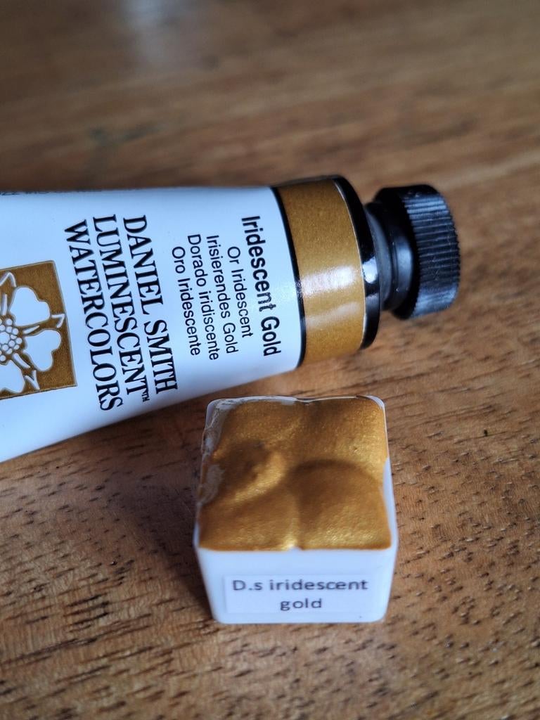 ½ napje Daniel Smith Luminescent Watercolors Iridescent Gold, Ophalen of Verzenden, Nieuw