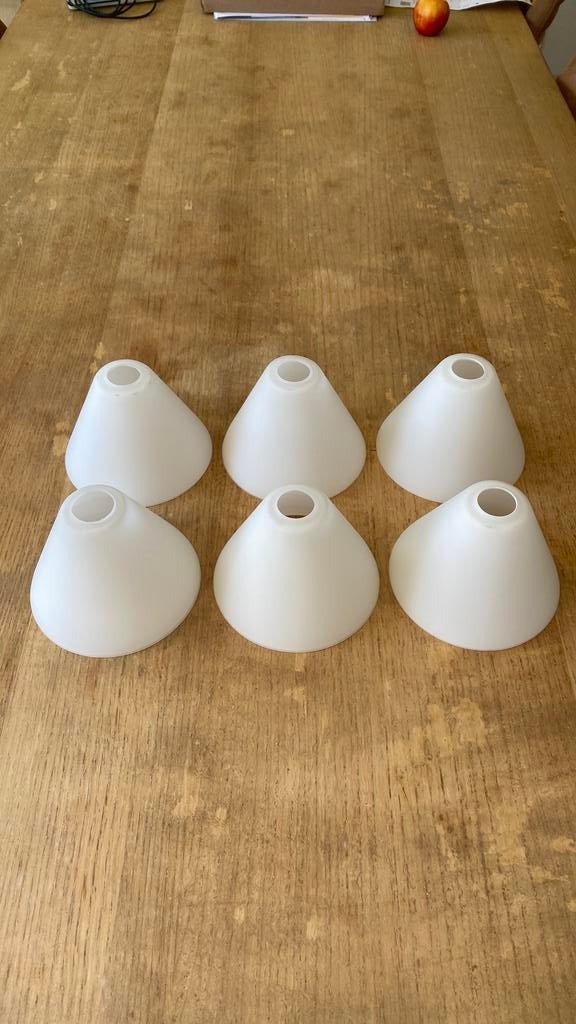 Lampe kapjes, Overige materialen, Wit, Ophalen of Verzenden, Zo goed als nieuw