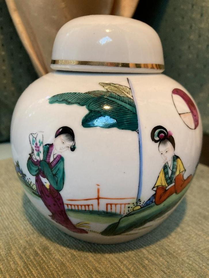 3 Oude Gember potten China Prijs is per stuk!, Antiek en Kunst, Curiosa en Brocante, Verzenden