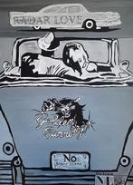 ''RADAR LOVE'' SCHILDERIJ GOLDEN EARRING, Oorspronkelijke maker, Nieuw, Ophalen of Verzenden, Schilderij