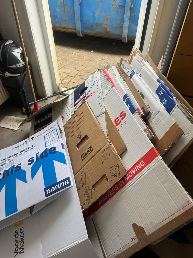 Gratis verhuisdozen, Doe-het-zelf en Verbouw, Kratten en Dozen, Ophalen of Verzenden, Gebruikt