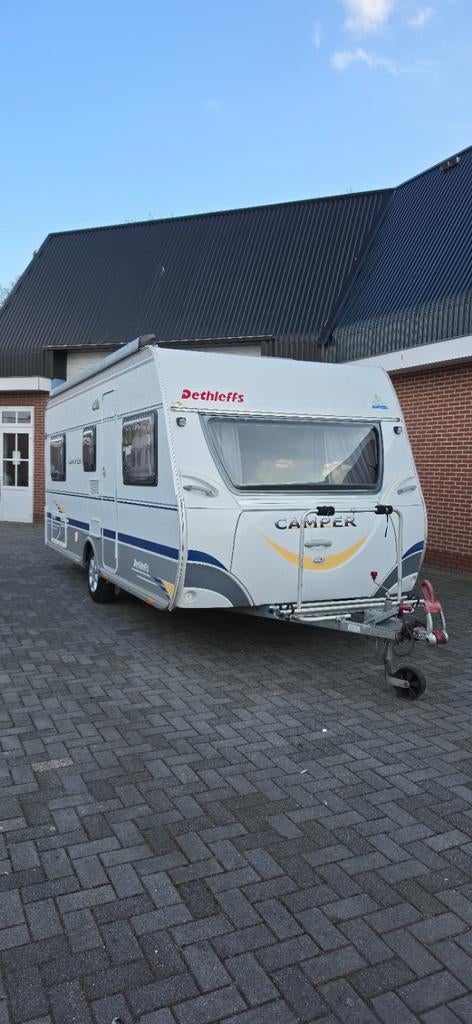 Dethleffs Camper 510 2008 enkele bedden, Caravans en Kamperen, Rondzit, Particulier, 1250 - 1500 kg, Tot en met 4