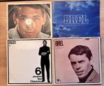 Chansons: Jacques Brel: 4 LP's en 2 bijzondere 10 inches, Ophalen of Verzenden, 1960 tot 1980, Zo goed als nieuw, Overige formaten