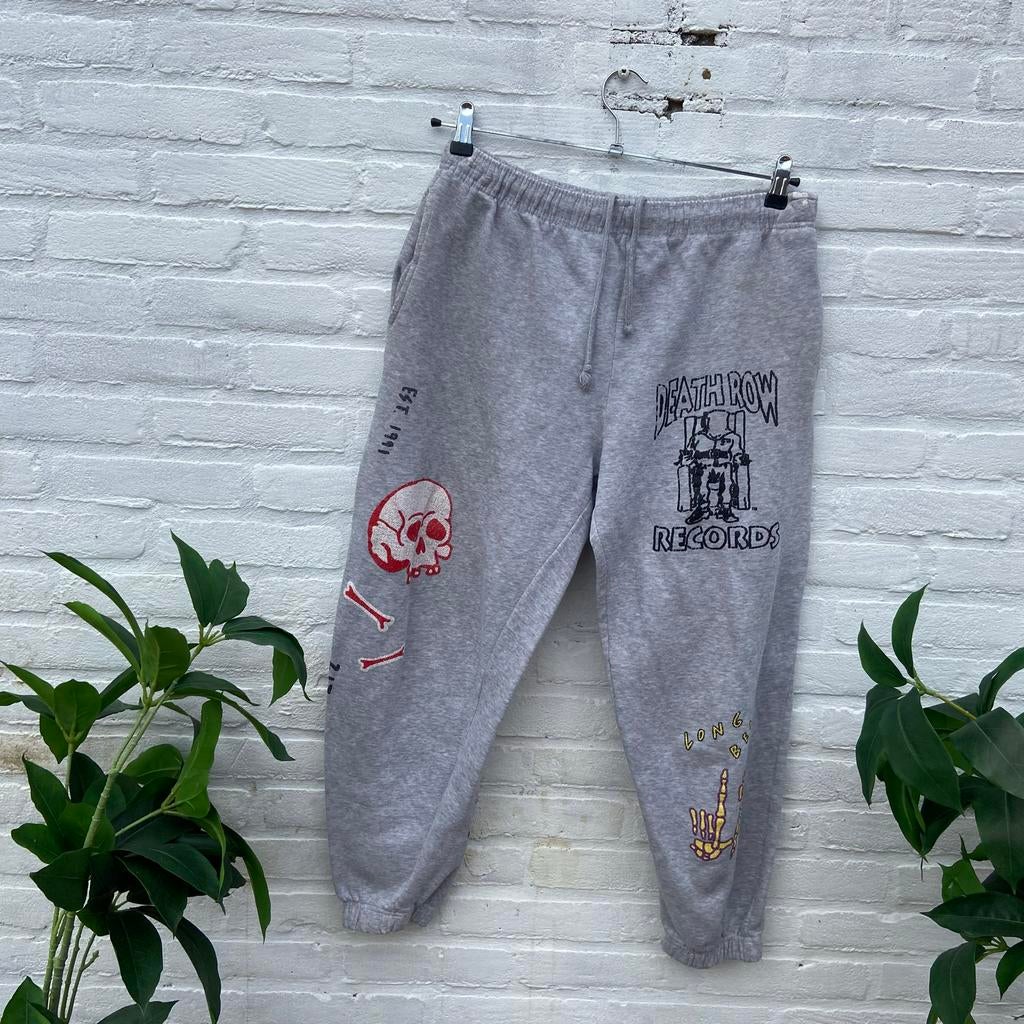 Vintage Death Row Records joggingbroek grijs L, Kleding | Heren, Ophalen of Verzenden, Gedragen, Maat 52/54 (L), Grijs