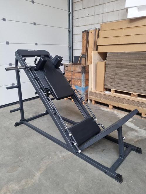 Tunturi LP60 Leg Press/Hack Squat(2ekans), Sport en Fitness, Fitnessapparatuur, Nieuw, Krachtstation, Benen, Buik, Rug, Metaal