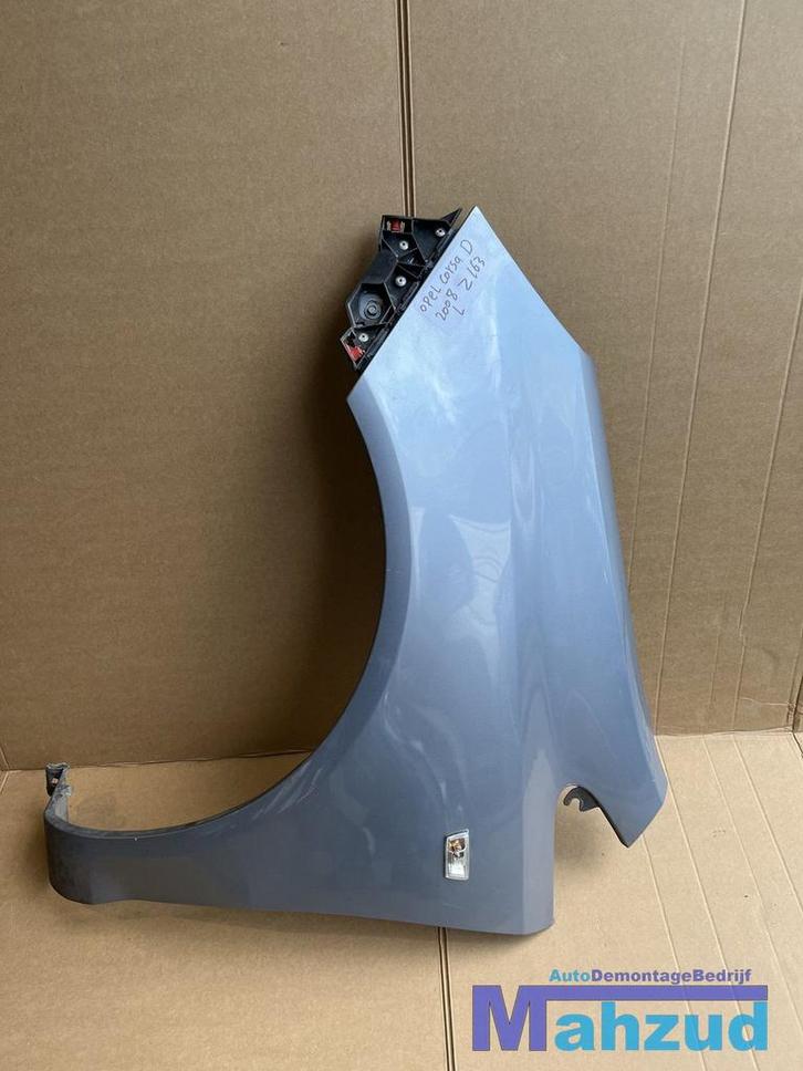 OPEL CORSA D Grijs links Z163 Scherm zijscherm voorscherm, Auto-onderdelen, Carrosserie en Plaatwerk, Spatbord, Gebruikt, Ophalen