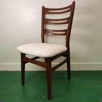 Vintage teakhouten eetkamer stoel, Huis en Inrichting, Stoelen, Ophalen, Hout, Bruin, Vintage