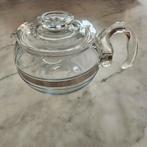 Pyrex theepot theekan glas thee retro vintage stainless, Huis en Inrichting, Keuken | Servies, Glas of Glazen, Ophalen of Verzenden