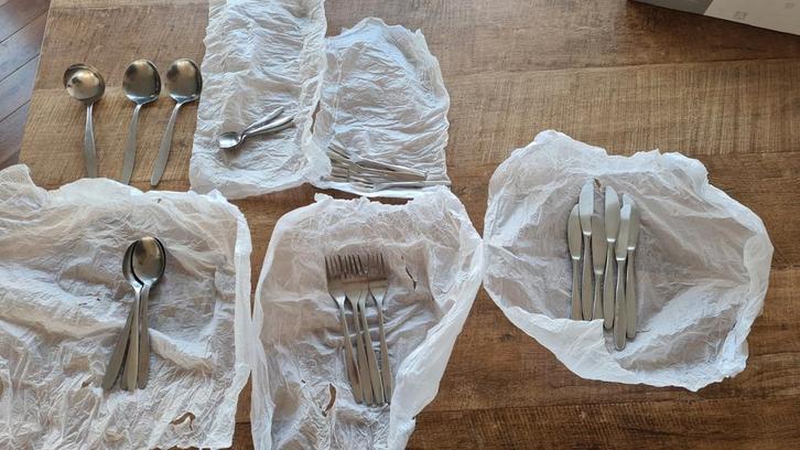 Amefa bestekset, Huis en Inrichting, Keuken | Bestek, Gebruikt, Bestekset, Rvs of Chroom, Vaatwasserbestendig, Ophalen of Verzenden