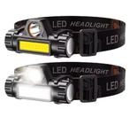 LED hoofdlamp oplaadbaar krachtige  lichtgewicht, Ophalen of Verzenden, Nieuw, Accu