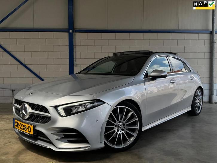 Mercedes-Benz A-klasse 200 AMG 163 PK PANO|HEAD-UP|BURMESTER, Auto's, Mercedes-Benz, Bedrijf, Te koop, A-Klasse, ABS, Achteruitrijcamera
