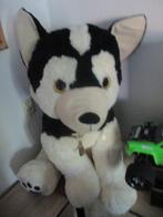 grote knuffel husky hond, kan zitten en liggen, Ophalen, Zo goed als nieuw, Hond