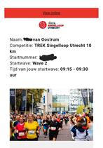 TREK Singelloop Utrecht 10km, Eén persoon, Oktober