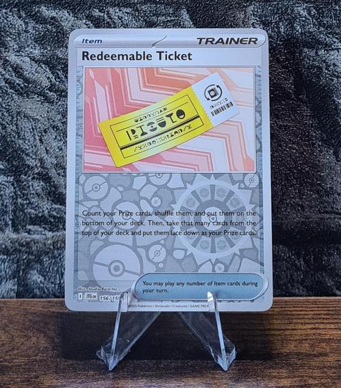 Redeemable Ticket Reverse 156/159 Journey Together, Hobby en Vrije tijd, Verzamelkaartspellen | Pokémon, Nieuw, Losse kaart, Foil