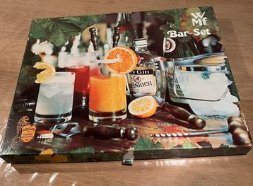 Vintage WMF bar set nieuw hout rvs beschikbaar voor biedingen