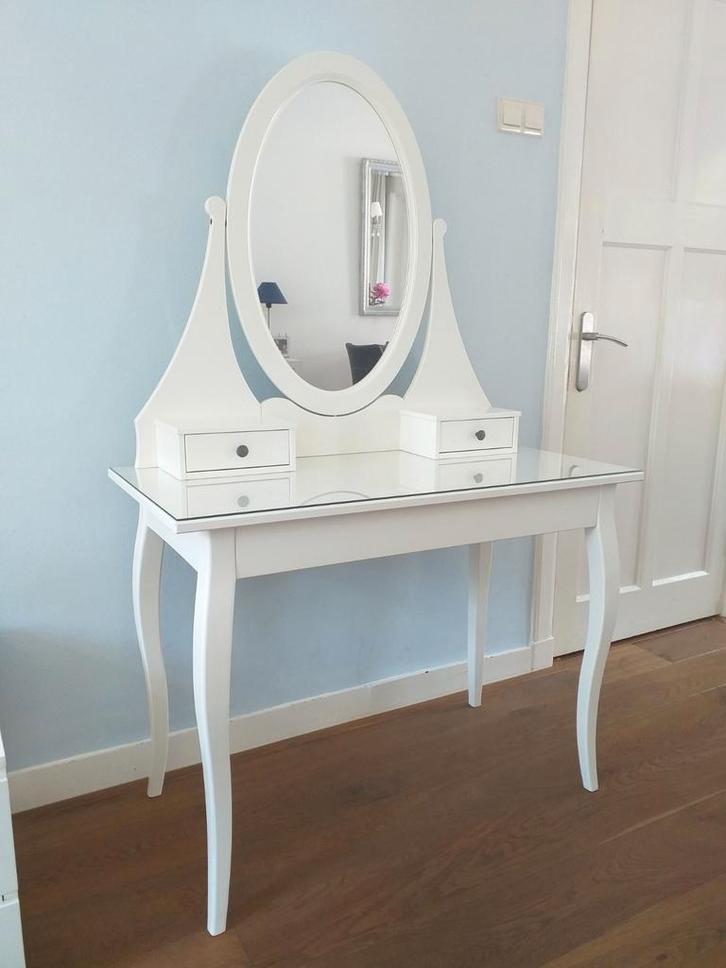Nieuwe kaptafel wit van IKEA Hemnes, Huis en Inrichting, Tafels | Bijzettafels, Nieuw, Rechthoekig, 60 cm of meer, 75 cm of meer
