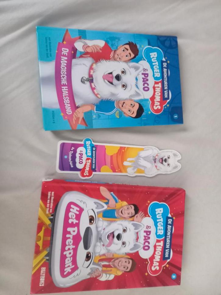 Rutger Thomas en Paco deel 1 en 3, Boeken, Kinderboeken | Jeugd | onder 10 jaar, Zo goed als nieuw, Fictie algemeen, Ophalen of Verzenden