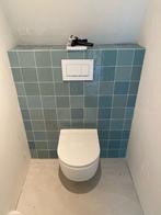 handvorm tegeltjes 12,5 X 12,5 cm Turquoise glossy, Doe-het-zelf en Verbouw, Nieuw, Minder dan 20 cm, Minder dan 5 m², Wandtegels