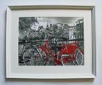 Elena Polyakova.Red Bike in Amsterdam., Ophalen of Verzenden