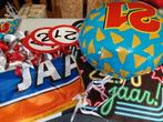 21 jaar versiering pakket - vlag, ballon, serpentines, Ophalen of Verzenden, Nieuw, Versiering, Verjaardag