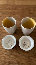 Fair trade mug thee sets driedelig nieuw, Huis en Inrichting, Keuken | Servies, Ophalen of Verzenden, Nieuw, Overige stijlen, Kop(pen) en/of Schotel(s)