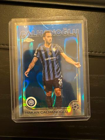 Hakan Çalhanoğlu Topps Chrome kaart /150 - nieuw gesleeved beschikbaar voor biedingen