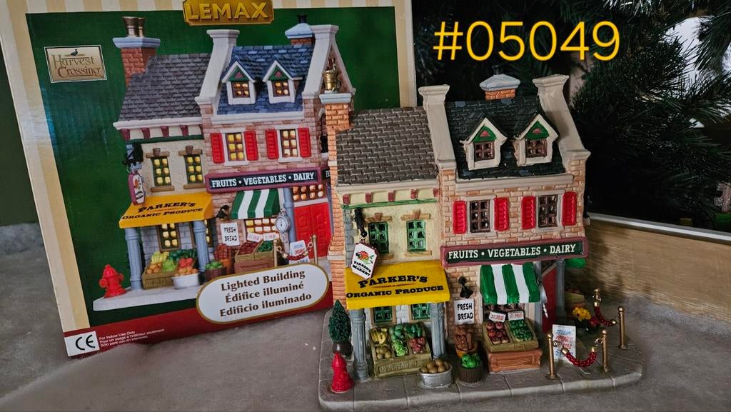 Lemax Parker's Corner Market Kersthuisje, Ophalen, Zo goed als nieuw