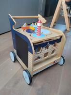 Small Foot Walvis - stevige houten activiteiten loopwagen, Kinderen en Baby's, Speelgoed | Houten speelgoed, Ophalen, Zo goed als nieuw