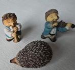 3 Vintage Egel beeldjes, Ophalen of Verzenden