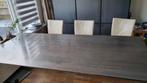 Eettafel 220x100cm + 4 stoelen Bert Plantagie, Huis en Inrichting, Tafels | Eettafels, Ophalen, Gebruikt, Rechthoekig, 200 cm of meer