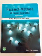 Research Methods in Social Relations - 8th Edition, Boeken, Ophalen of Verzenden, Gamma, Zo goed als nieuw, HBO